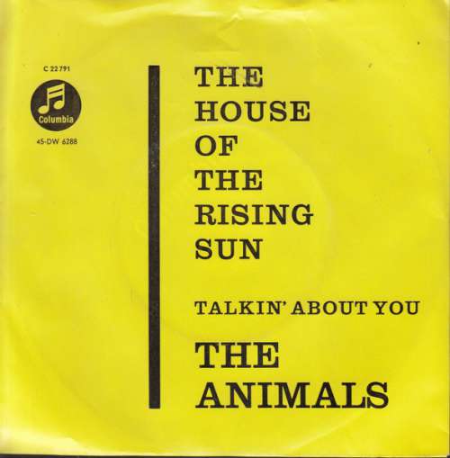 Cover The Animals - The House Of The Rising Sun (7, Single) Schallplatten Ankauf