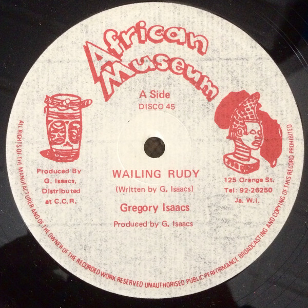 Cover Gregory Isaacs - Wailing Rudy (12) Schallplatten Ankauf
