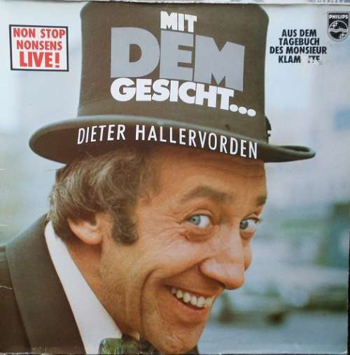 Cover Dieter Hallervorden - Mit Dem Gesicht... (LP, Album) Schallplatten Ankauf