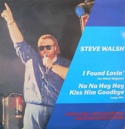 Cover Steve Walsh (2) - I Found Lovin' (You What Megamix) / Na Na Hey Hey (Kiss Him Goodbye) (Large Mix) (12, Whi) Schallplatten Ankauf