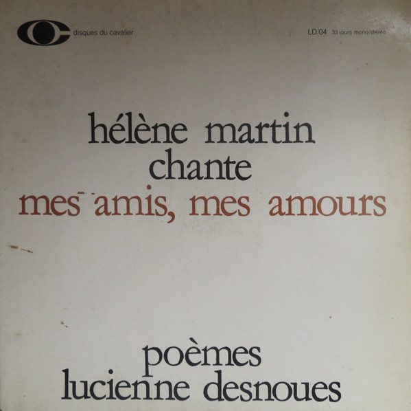 Bild Hélène Martin - Chante Mes Amis, Mes Amours (LP, Album, Gat) Schallplatten Ankauf