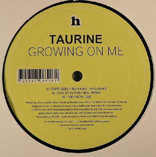Cover Taurine - Growing On Me (12) Schallplatten Ankauf