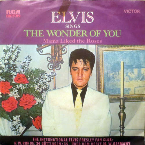 Cover Elvis Presley - The Wonder Of You (7, Single) Schallplatten Ankauf