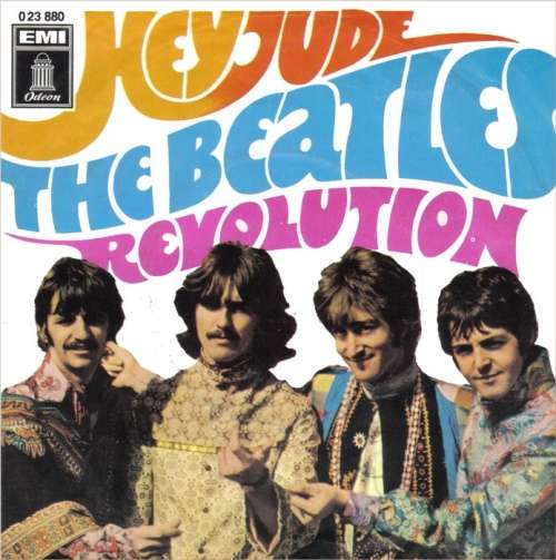 Cover Hey Jude / Revolution Schallplatten Ankauf