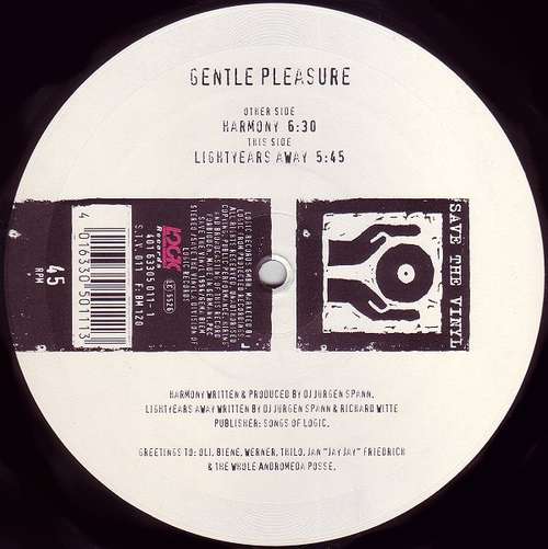 Cover Gentle Pleasure - Harmony (12) Schallplatten Ankauf