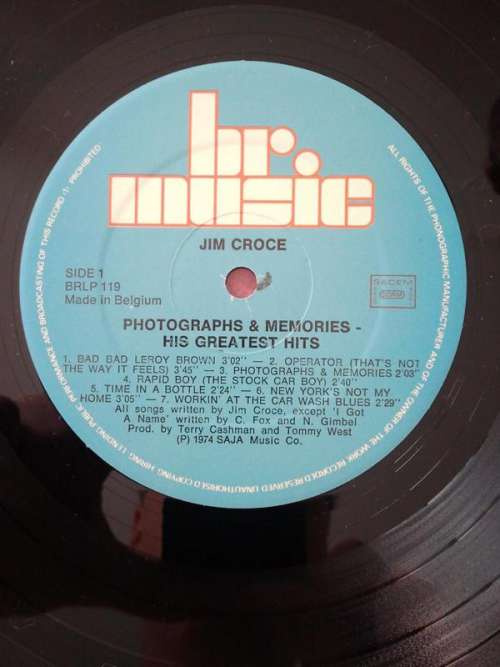 Cover Jim Croce - Photographs & Memories: His Greatest Hits (LP, Comp) Schallplatten Ankauf