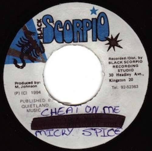 Cover Micky Spice* - Cheat On Me (7, Han) Schallplatten Ankauf