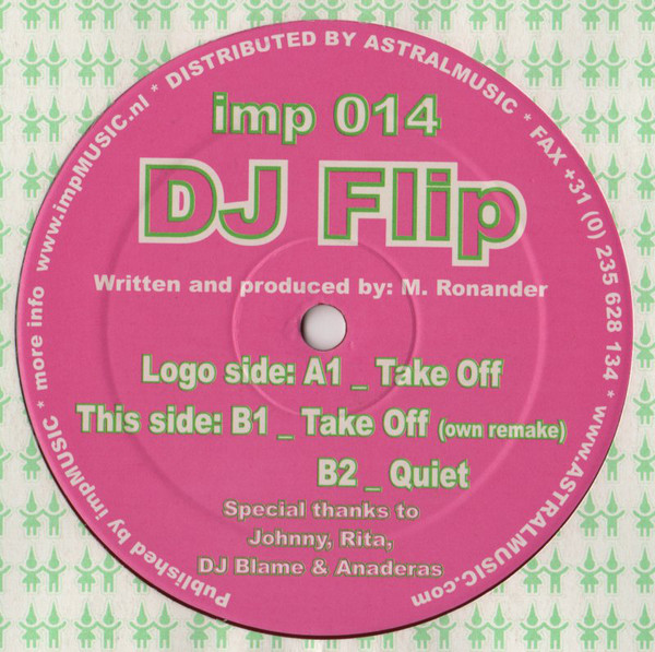 Cover DJ Flip (4) - Take Off (12, Red) Schallplatten Ankauf