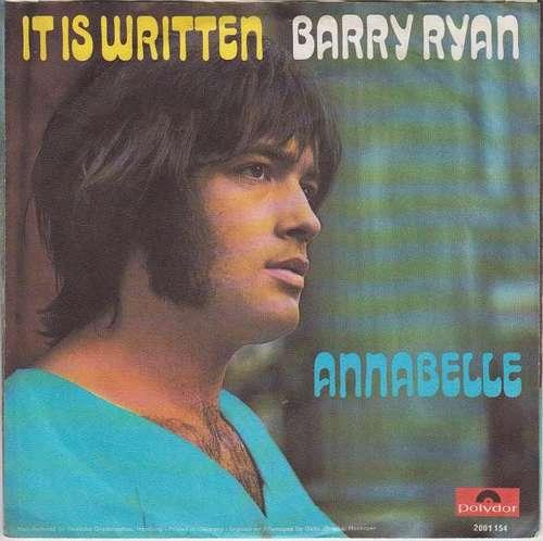 Bild Barry Ryan - It Is Written (7, Single) Schallplatten Ankauf