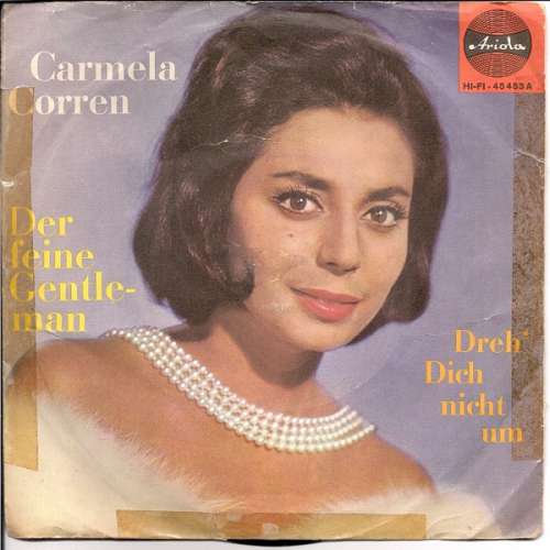 Cover Carmela Corren - Der Feine Gentleman (7, Single, Mono) Schallplatten Ankauf