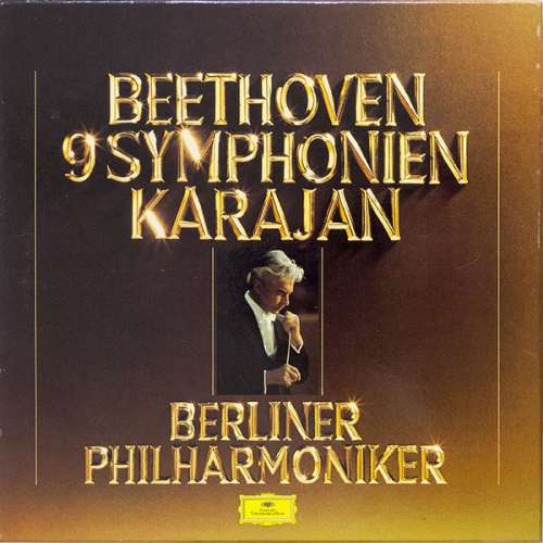 Cover Beethoven* / Karajan*, Berliner Philharmoniker - 9 Symphonien (Box + 8xLP, Clu) Schallplatten Ankauf