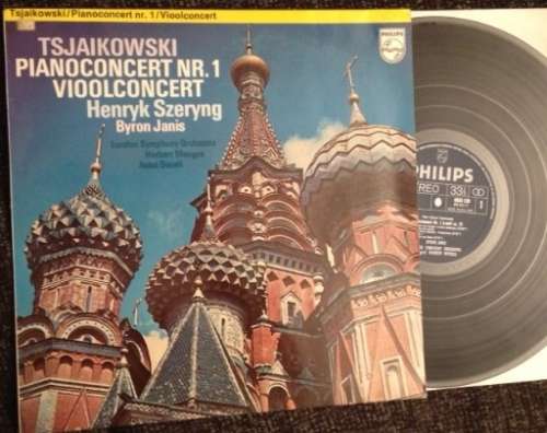 Cover Peter Illitch Tchaïkovsky* - Opus 23 Piano Concert 1 In Bes / Opus 35 Vioolconcert In D (LP) Schallplatten Ankauf