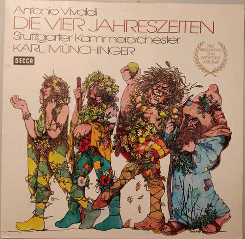 Cover Antonio Vivaldi - Stuttgarter Kammerorchester, Karl Münchinger - Die Vier Jahreszeiten (LP) Schallplatten Ankauf