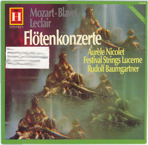 Cover Wolfgang Amadeus Mozart, Michel Blavet, Jean-Marie Leclair - Flötenkonzerte (LP, RE) Schallplatten Ankauf