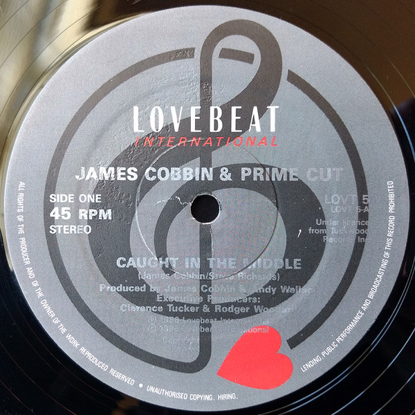Cover James Cobbin & Prime Cut - Caught In The Middle (12) Schallplatten Ankauf