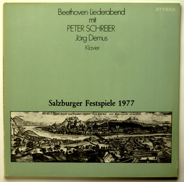 Cover Beethoven*, Peter Schreier, Jörg Demus - Beethoven-Liederabend (Salzburger Festspiele 1977) (2xLP, Bla) Schallplatten Ankauf