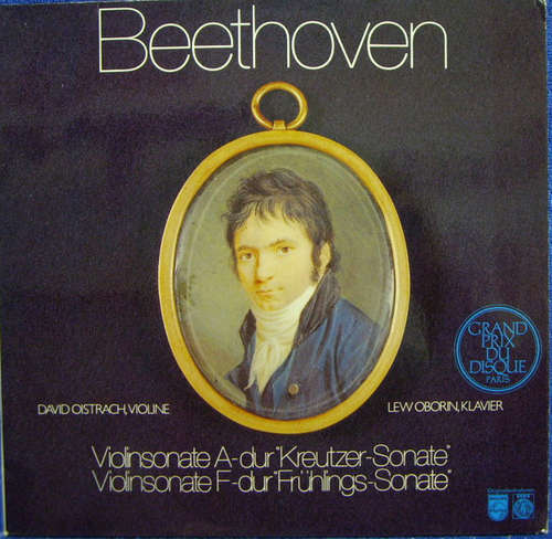 Cover Beethoven*, David Oistrach, Lev Oborin - Violinsonate A-dur Kreutzer-Sonate • Violinsonate F-dur Frühlings-Sonate (LP) Schallplatten Ankauf