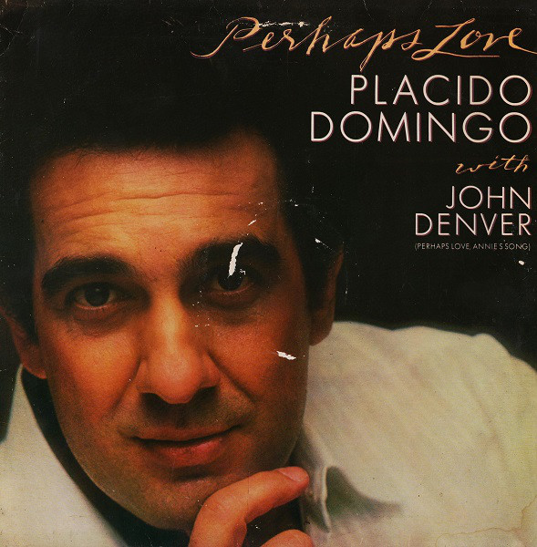 Cover Placido Domingo With John Denver - Perhaps Love (LP, Album) Schallplatten Ankauf