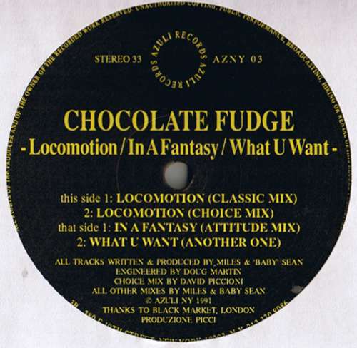 Cover Chocolate Fudge - Locomotion (12) Schallplatten Ankauf