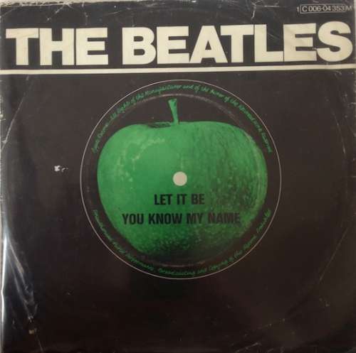 Cover The Beatles - Let It Be (7, Single, Mono, RE) Schallplatten Ankauf