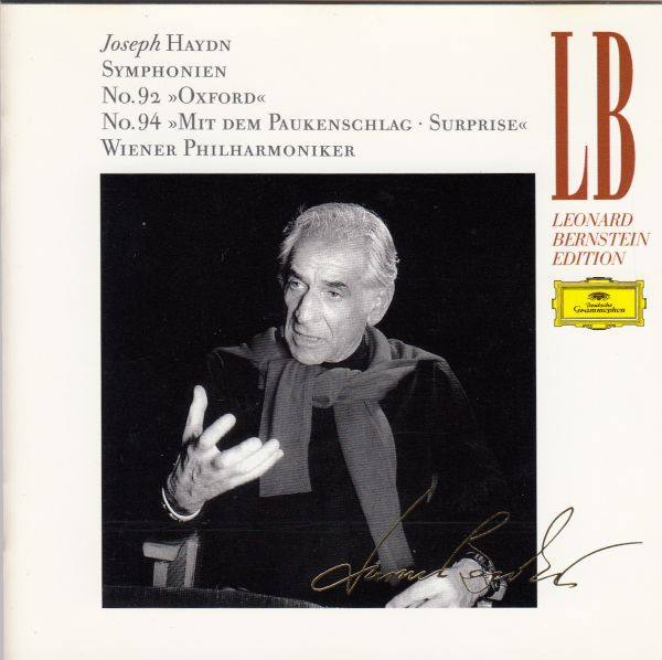 Bild Joseph Haydn : Wiener Philharmoniker, Leonard Bernstein - Symphonien No.92  »Oxford« & No.94 »Mit Dem Paukenschlag · Surprise« (CD, Comp) Schallplatten Ankauf