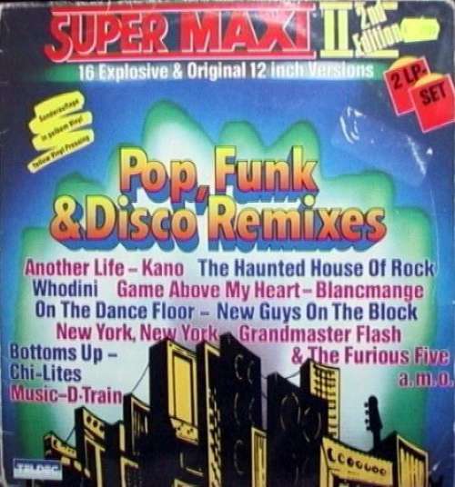 Cover Various - Super Maxi II (Pop, Funk & Disco Remixes) (2xLP, Comp, S/Edition, Yel) Schallplatten Ankauf