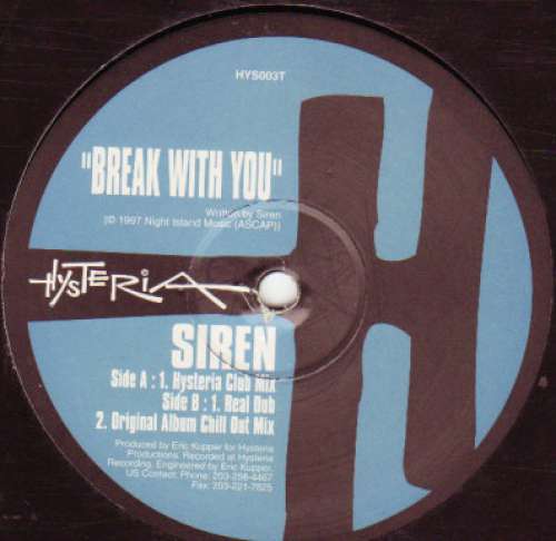 Cover Siren (2) - Break With You (12) Schallplatten Ankauf