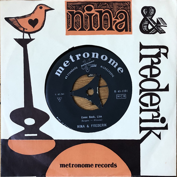 Cover Nina & Frederik - Happy Days / Come Back, Liza (7, Single) Schallplatten Ankauf