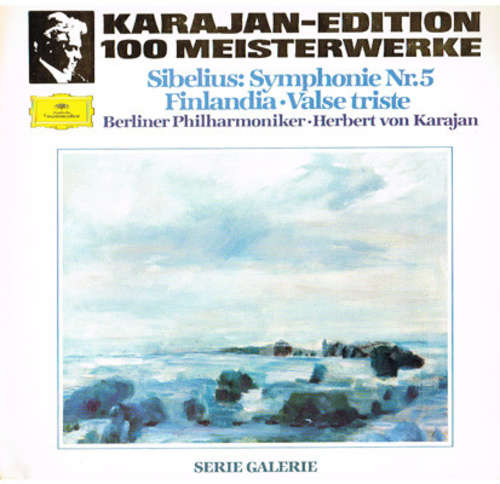 Cover Jean Sibelius, Berliner Philharmoniker, Herbert von Karajan - Symphonie Nr. 5  / Finlandia, Tapiola, Valse Triste (LP, Comp) Schallplatten Ankauf