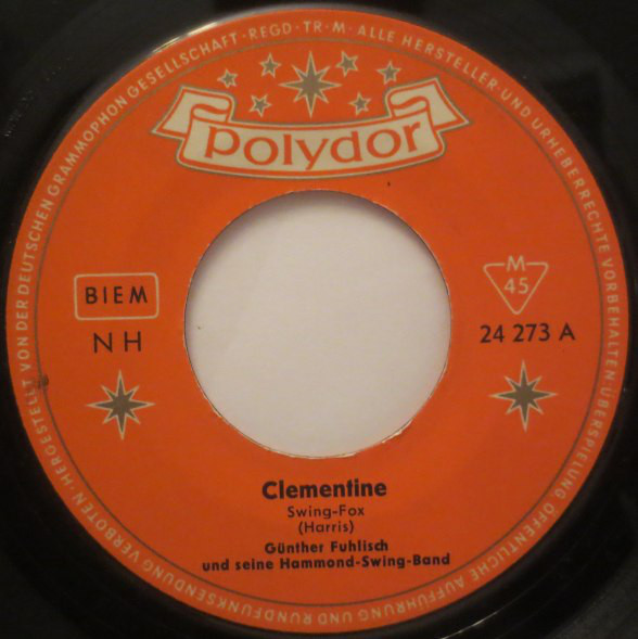 Cover Günther Fuhlisch* Und Seine Hammond Swing Band - Clementine / Christopher Columbus (7, Single) Schallplatten Ankauf
