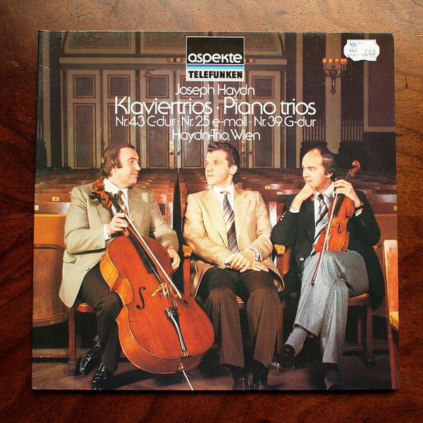 Cover Joseph Haydn / Haydn-Trio*, Heinz Medjimorec, Michael Schnitzler, Walther Schulz - Klaviertrios - Piano Trios Nr. 43 C-dur - Nr. 25 E-moll - Nr. 39 G-dur (LP, Album, gat) Schallplatten Ankauf
