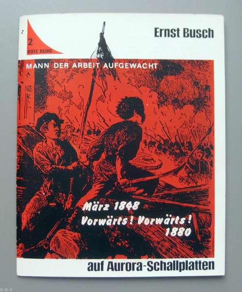 Cover Ernst Busch - März 1948 Vorwärts! Vorwärts! 1880 (7) Schallplatten Ankauf