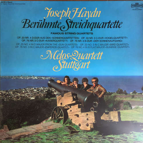 Cover Joseph Haydn - Melos-Quartett Stuttgart* - Berühmte Streichquartette / Famous String Quartets - (2xLP, Club) Schallplatten Ankauf