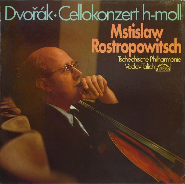 Cover Dvořák*, Mstislaw Rostropowitsch*, Die Tschechische Philharmonie*, Vaclav Talich* - Cellokonzert H-Moll (LP, Album) Schallplatten Ankauf