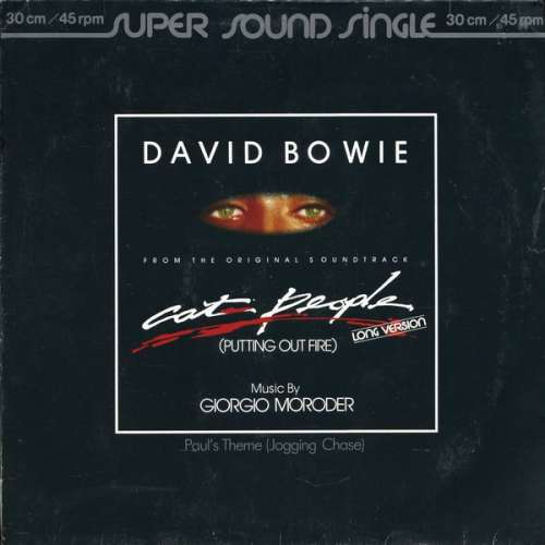 Cover David Bowie Music By Giorgio Moroder - Cat People (Putting Out Fire) (Long Version) (From The Original Soundtrack) (12, Sup) Schallplatten Ankauf