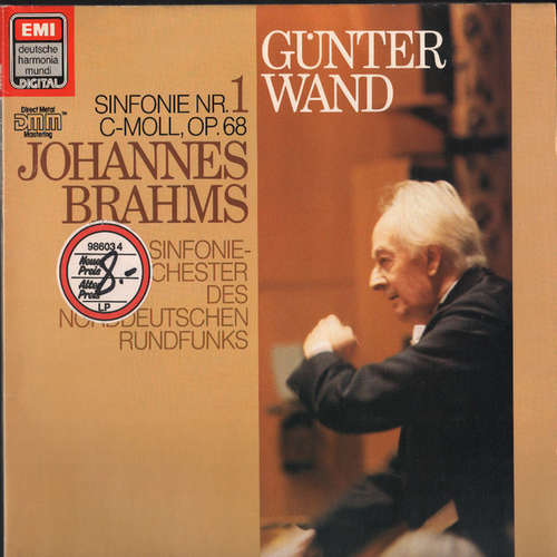 Cover Johannes Brahms, Günter Wand, Sinfonie-Orchester Des Norddeutschen Rundfunks* - Sinfonie Nr. 1 C-moll, Op. 68 (LP, Club) Schallplatten Ankauf