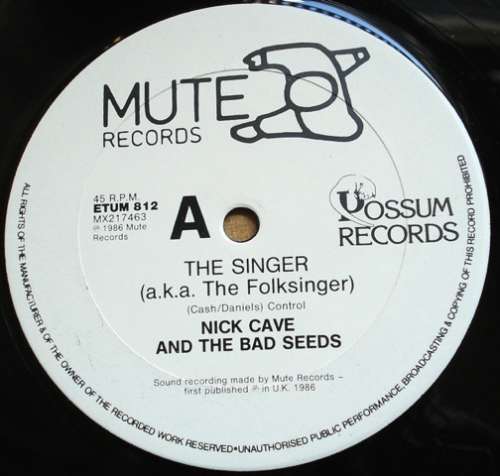 Cover Nick Cave And The Bad Seeds* - The Singer (12, Single) Schallplatten Ankauf