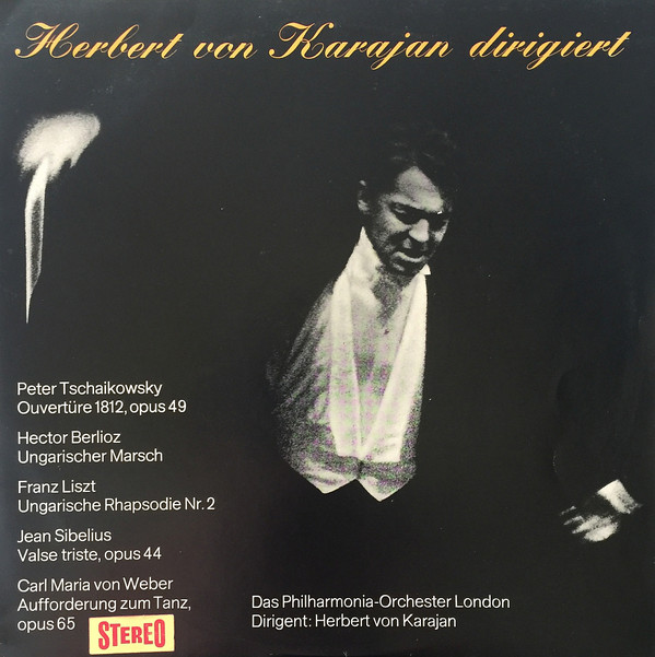 Cover Herbert von Karajan Dirigiert Das Philharmonia Orchester London* - Herbert Von Karajan Dirigiert Das Philharmonia Orchester London (LP) Schallplatten Ankauf