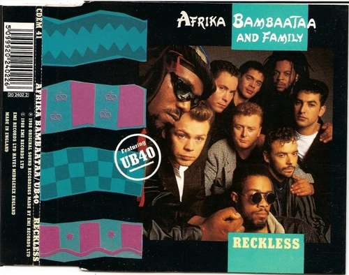 Cover Afrika Bambaataa And Family* Featuring UB40 - Reckless (CD, Single) Schallplatten Ankauf