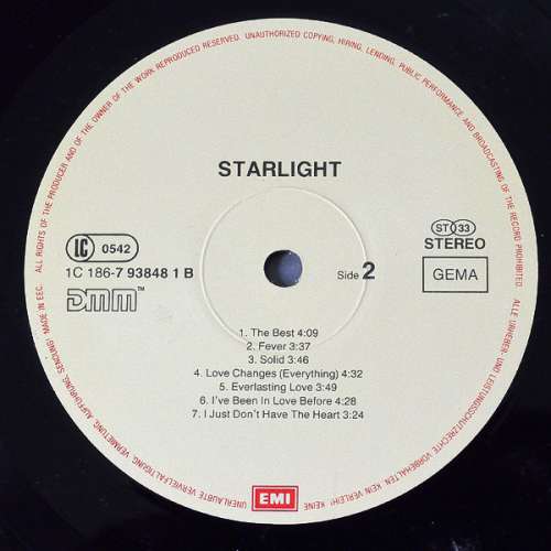 Cover Various - Starlight (2xLP, Comp) Schallplatten Ankauf