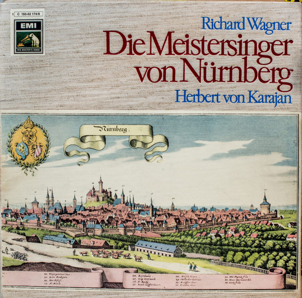 Cover Richard Wagner, Herbert Von Karajan - Die Meistersinger Von Nürnberg (5xLP, Album + Box, Ltd) Schallplatten Ankauf