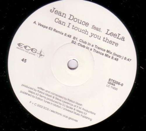 Cover Jean Douce - Can I Touch You There (12) Schallplatten Ankauf
