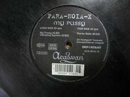 Cover Para-Noia-X* - My Pussy (12) Schallplatten Ankauf
