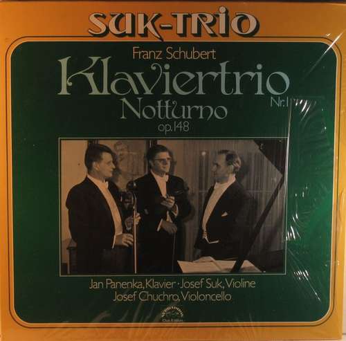 Bild Suk-Trio*, Franz Schubert - Klaviertrio Nr. 1 • Notturno Op. 148 (LP, Club, RE) Schallplatten Ankauf