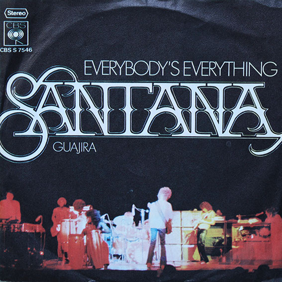 Cover Santana - Everybody's Everything / Guajira (7, Single) Schallplatten Ankauf