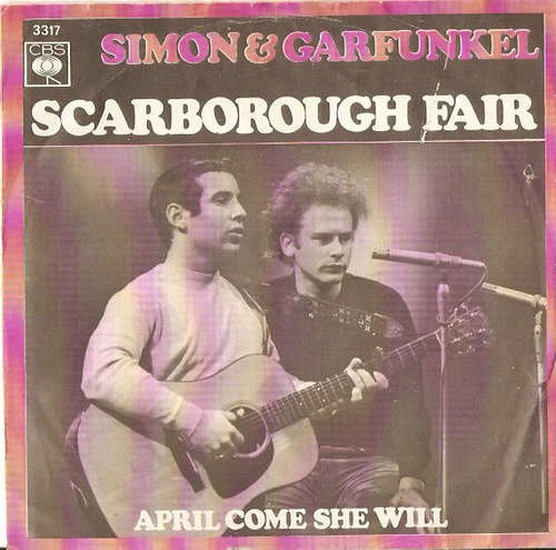 Cover Simon & Garfunkel - Scarborough Fair (7, Single) Schallplatten Ankauf
