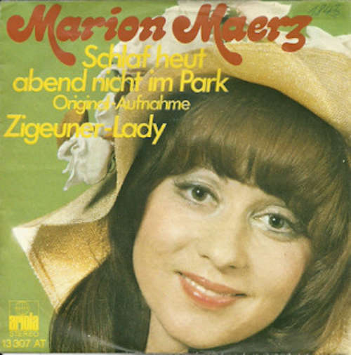 Cover Marion Maerz - Schlaf Heut Abend Nicht Im Park (7, Single) Schallplatten Ankauf