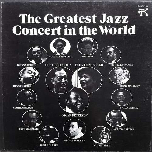 Cover Various - The Greatest Jazz Concert In The World (Box + 4xLP, Album) Schallplatten Ankauf