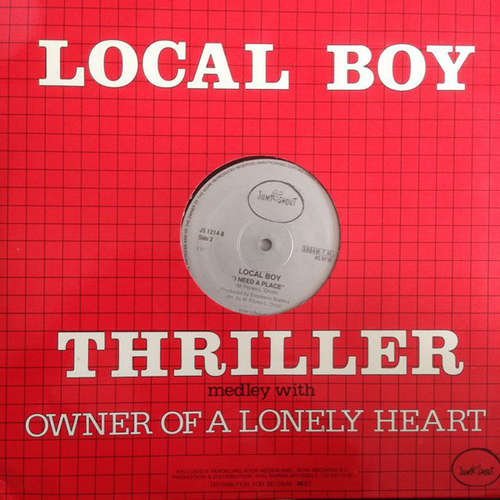 Cover Local Boy - Thriller Medley With Owner Of A Lonely Heart (12) Schallplatten Ankauf