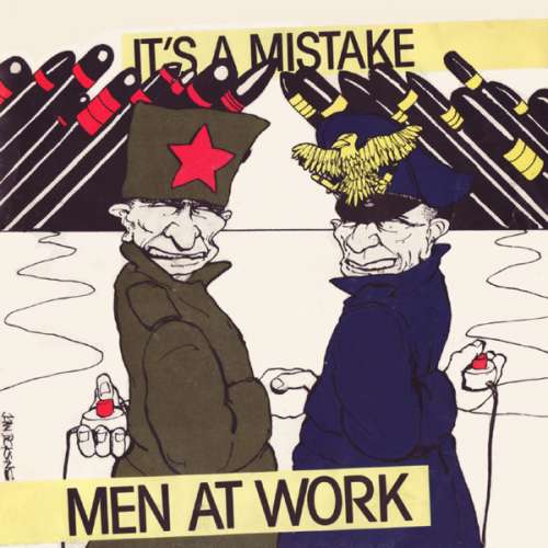 Cover Men At Work - It's A Mistake (7, Single) Schallplatten Ankauf